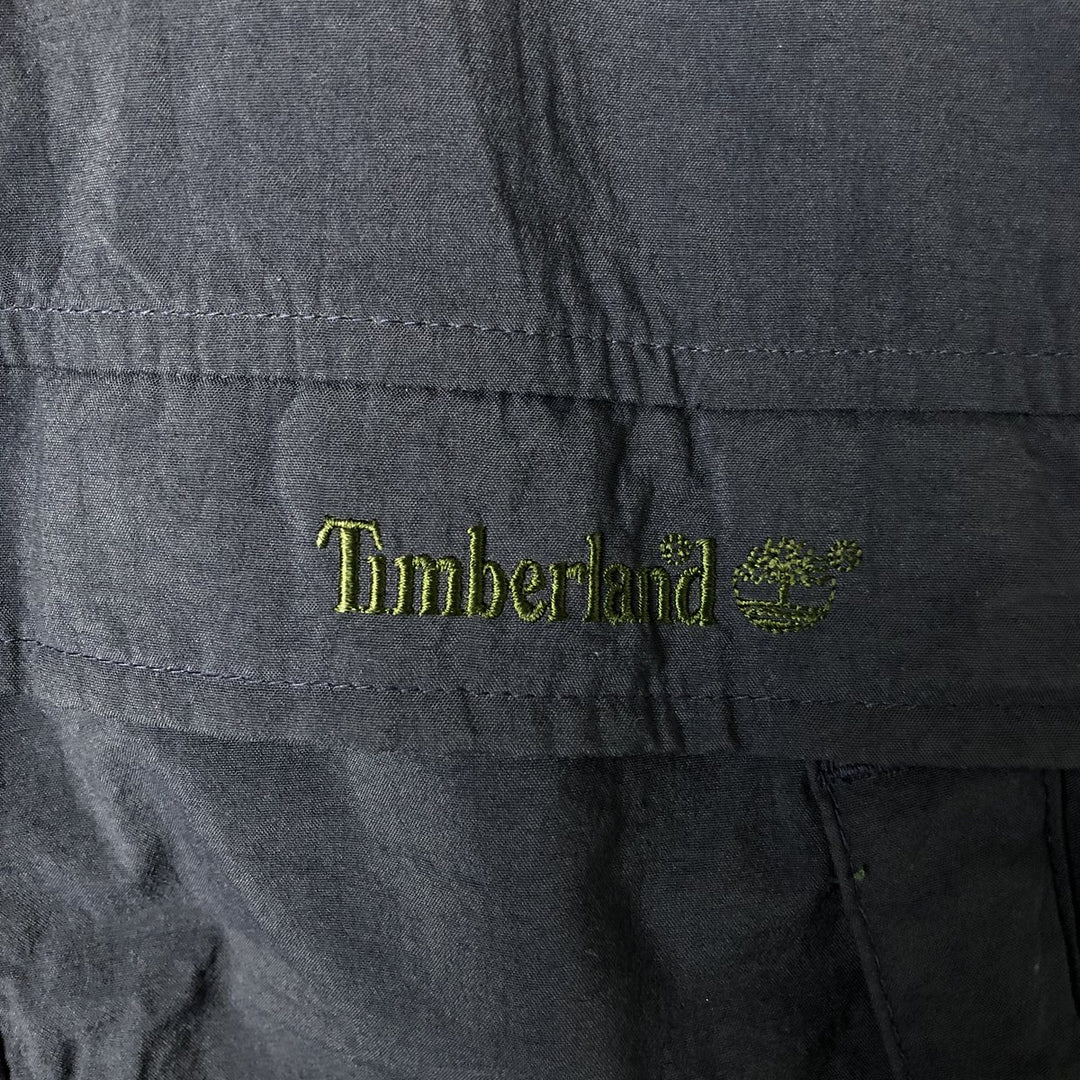 90s-00'S Timberland WeatherGear Nylon Jacket, Men's Size L Nylon navy blue type Vintage Second Hand