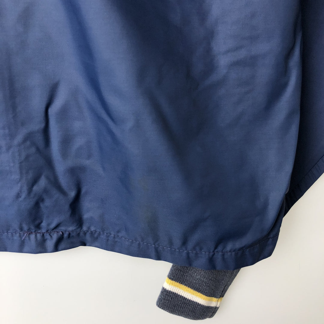 Vintage 1970'S West Wind windbreaker, men's size L unclear navy blue type Vintage Second Hand