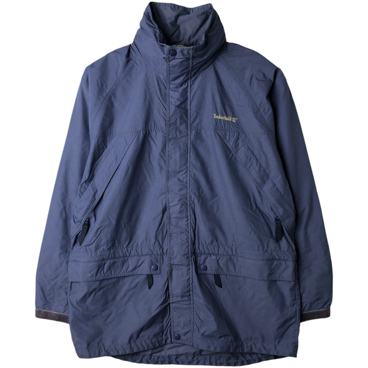 90'S Timberland WeatherGear nylon jacket, men's size L Nylon navy blue type Vintage Second Hand