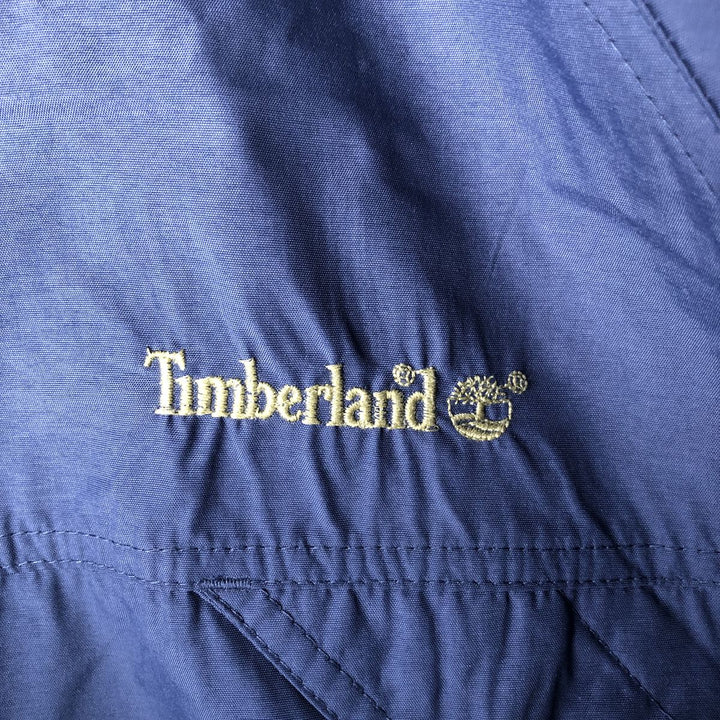 90'S Timberland WeatherGear nylon jacket, men's size L Nylon navy blue type Vintage Second Hand