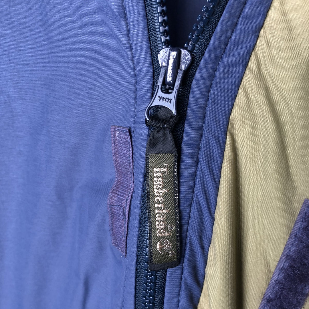90'S Timberland WeatherGear nylon jacket, men's size L Nylon navy blue type Vintage Second Hand