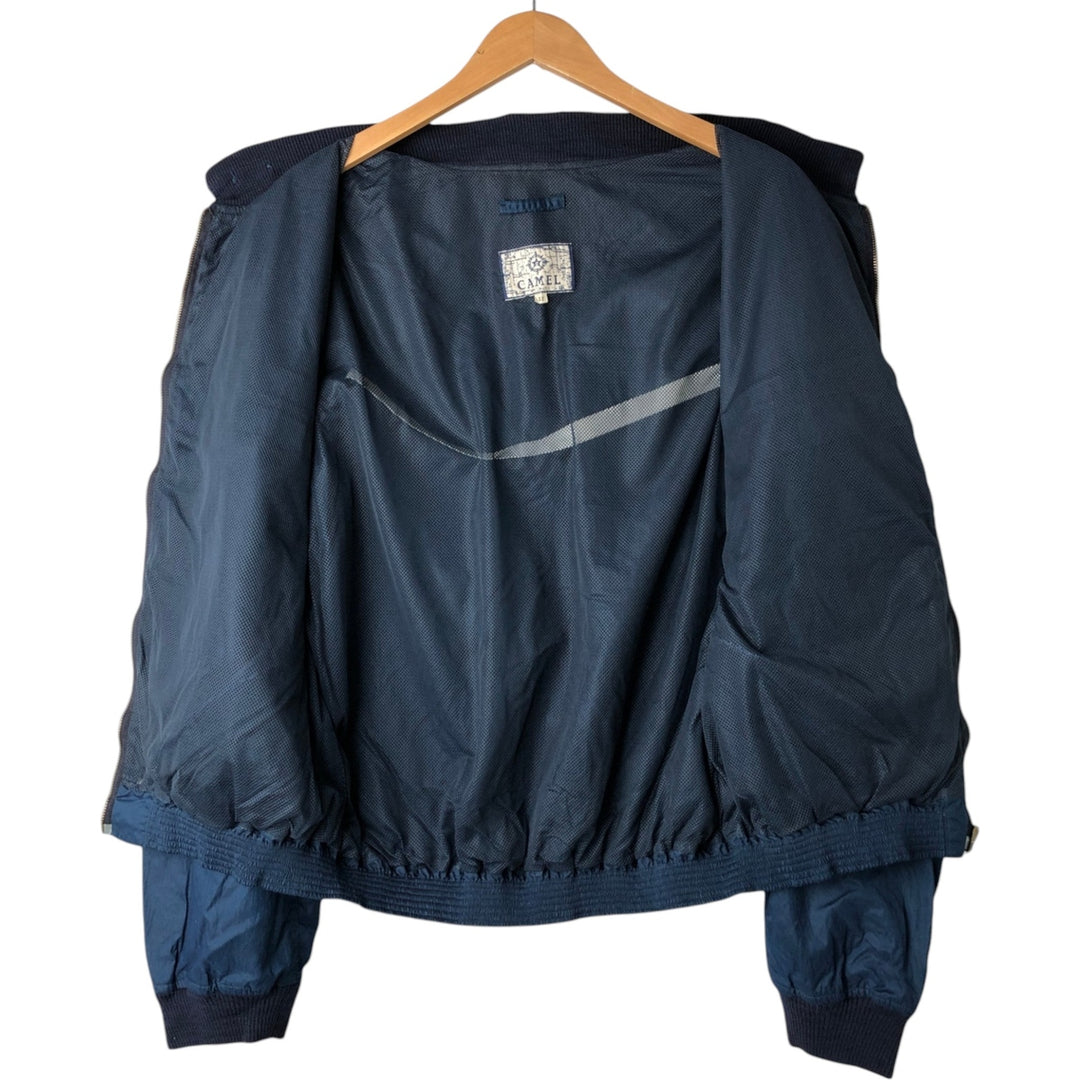 CAMEL Windbreaker Men's XXL polyester navy blue type Vintage Second Hand
