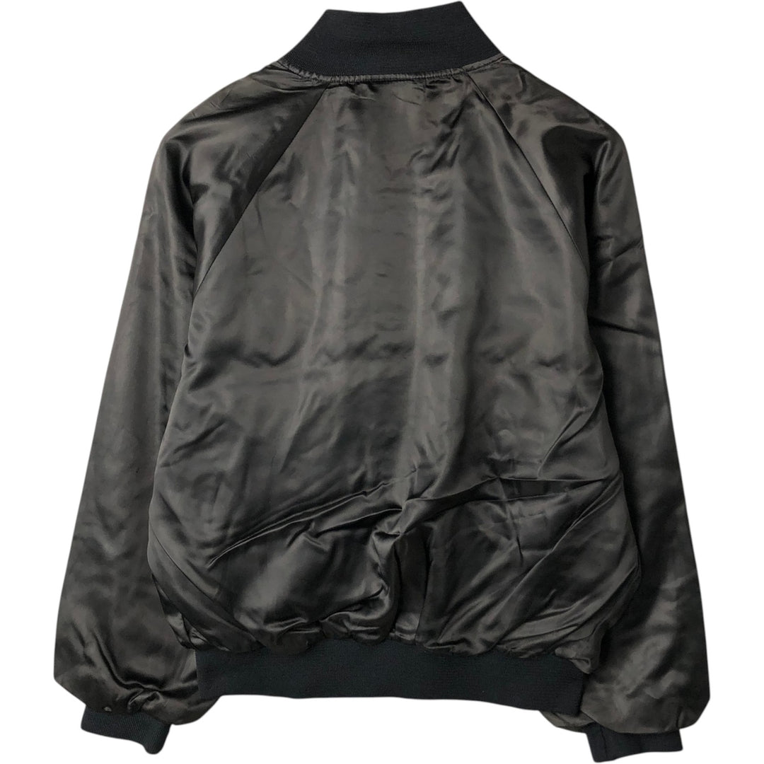 Vintage 90'S Hartwell Nylon Varsity Jacket, Made in USA, Size L, Men's Nylon black type Vintage Second Hand