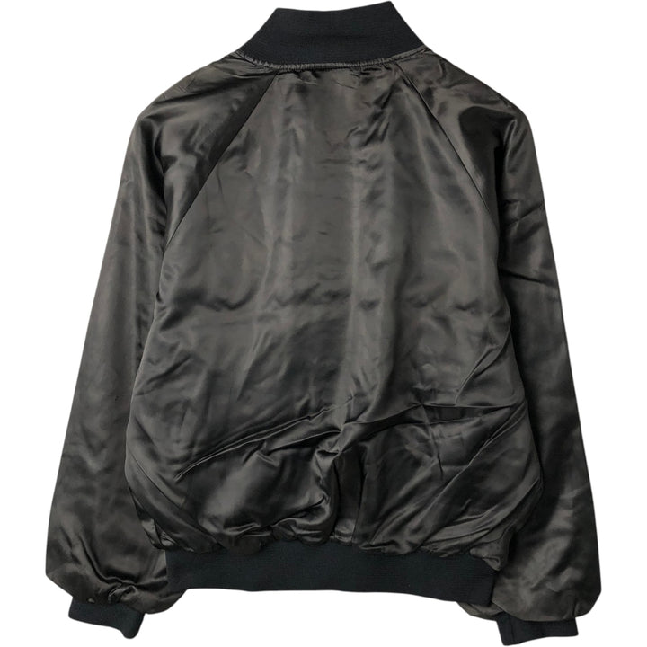 Vintage 90'S Hartwell Nylon Varsity Jacket, Made in USA, Size L, Men's Nylon black type Vintage Second Hand