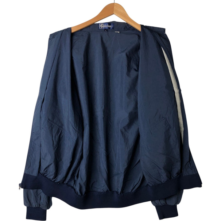 Cactus Nylon Jacket, Men's Size L Nylon navy blue type Vintage Second Hand
