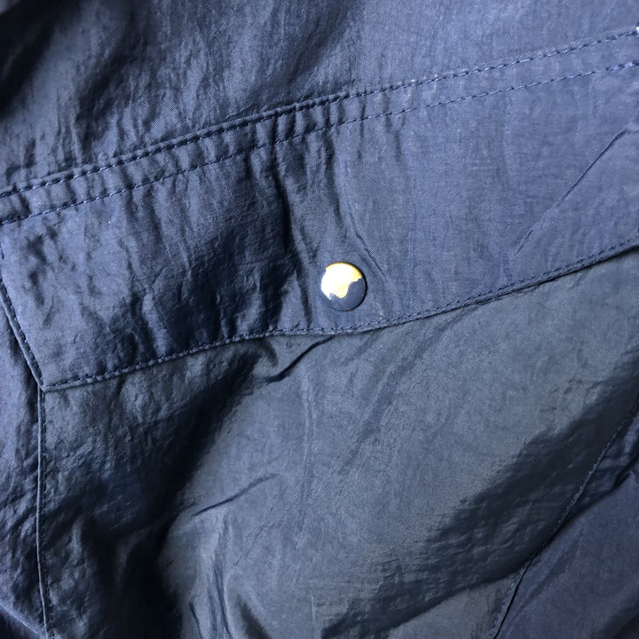 Cactus Nylon Jacket, Men's Size L Nylon navy blue type Vintage Second Hand