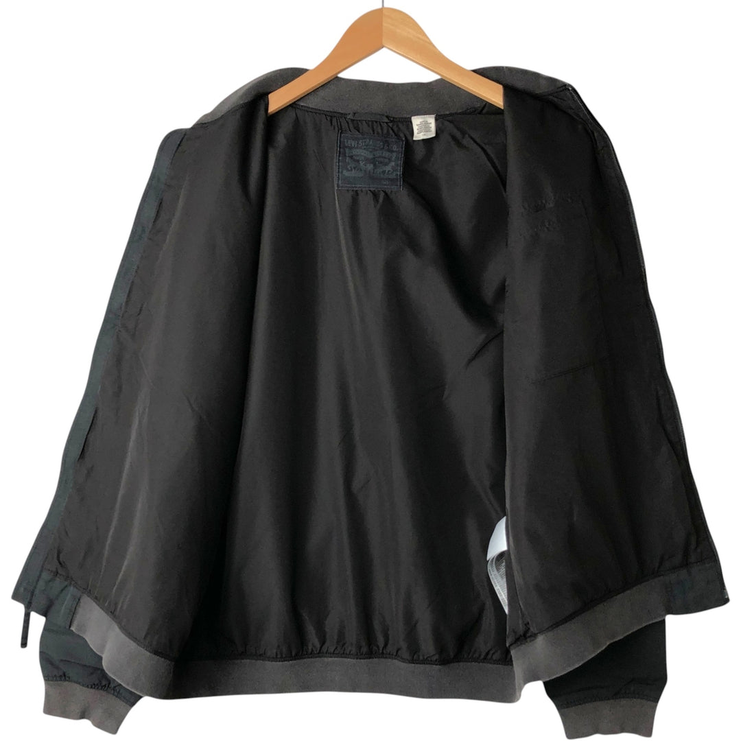 Levi's nylon blouson, men's size L (approx.) Nylon black type Vintage Second Hand