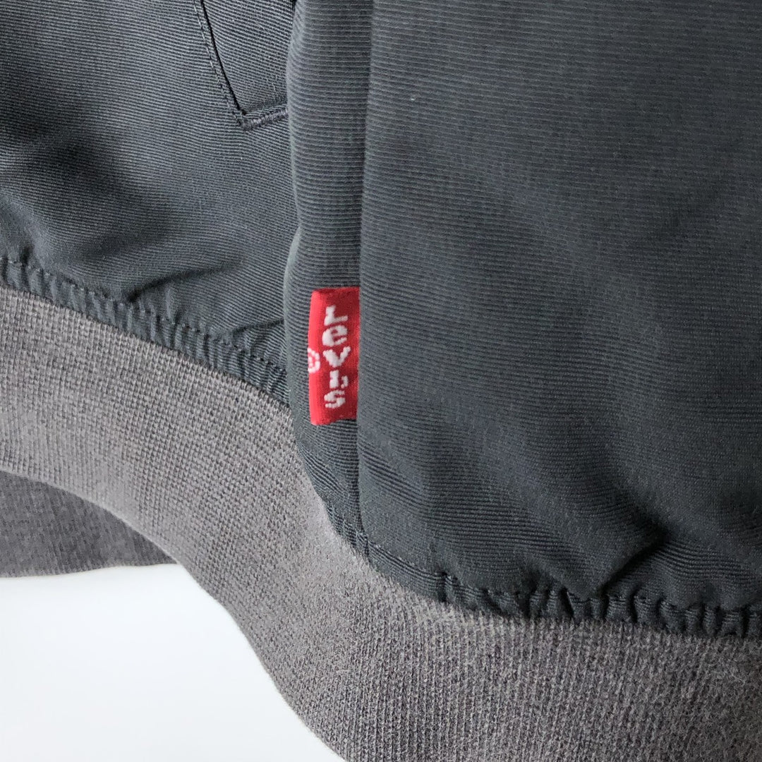 Levi's nylon blouson, men's size L (approx.) Nylon black type Vintage Second Hand