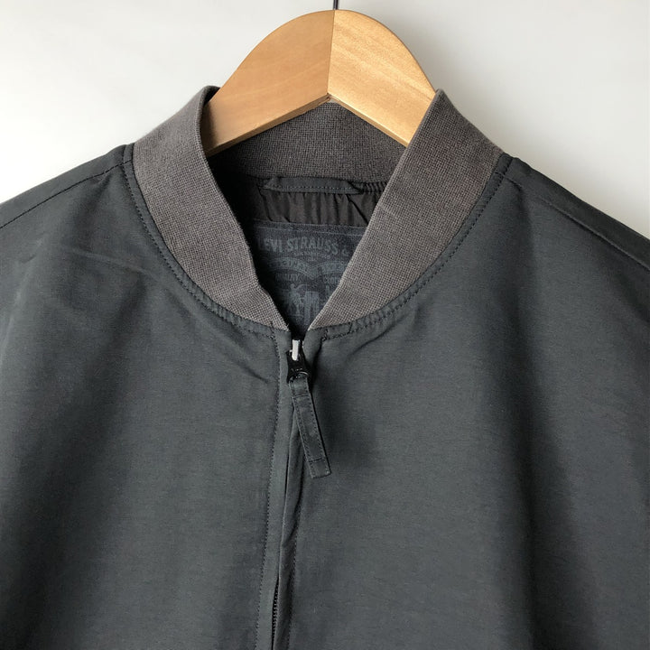 Levi's nylon blouson, men's size L (approx.) Nylon black type Vintage Second Hand