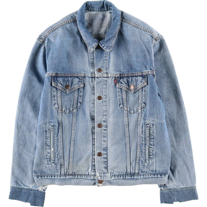 90'S Levi's 70503-0414 Denim Jacket, Men's XXL, Vintage cotton blue type Vintage Second Hand