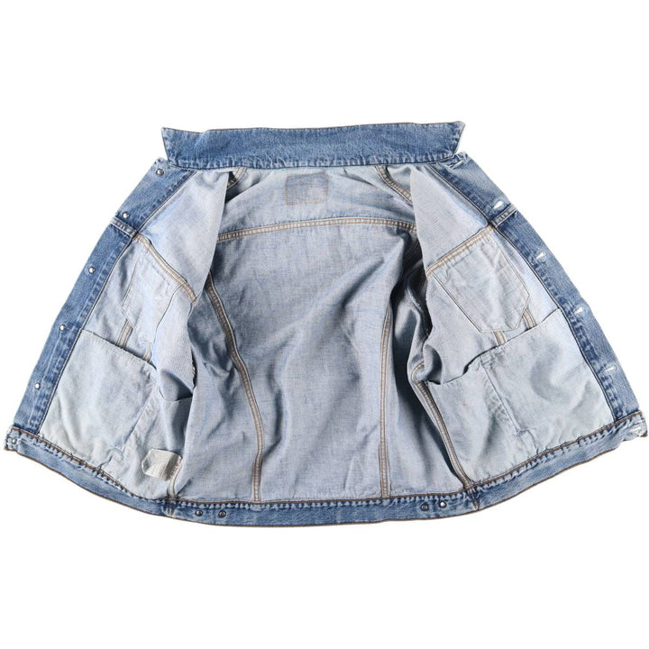 90'S Levi's 70503-0414 Denim Jacket, Men's XXL, Vintage cotton blue type Vintage Second Hand