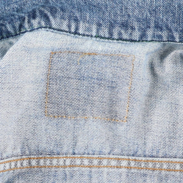 90'S Levi's 70503-0414 Denim Jacket, Men's XXL, Vintage cotton blue type Vintage Second Hand