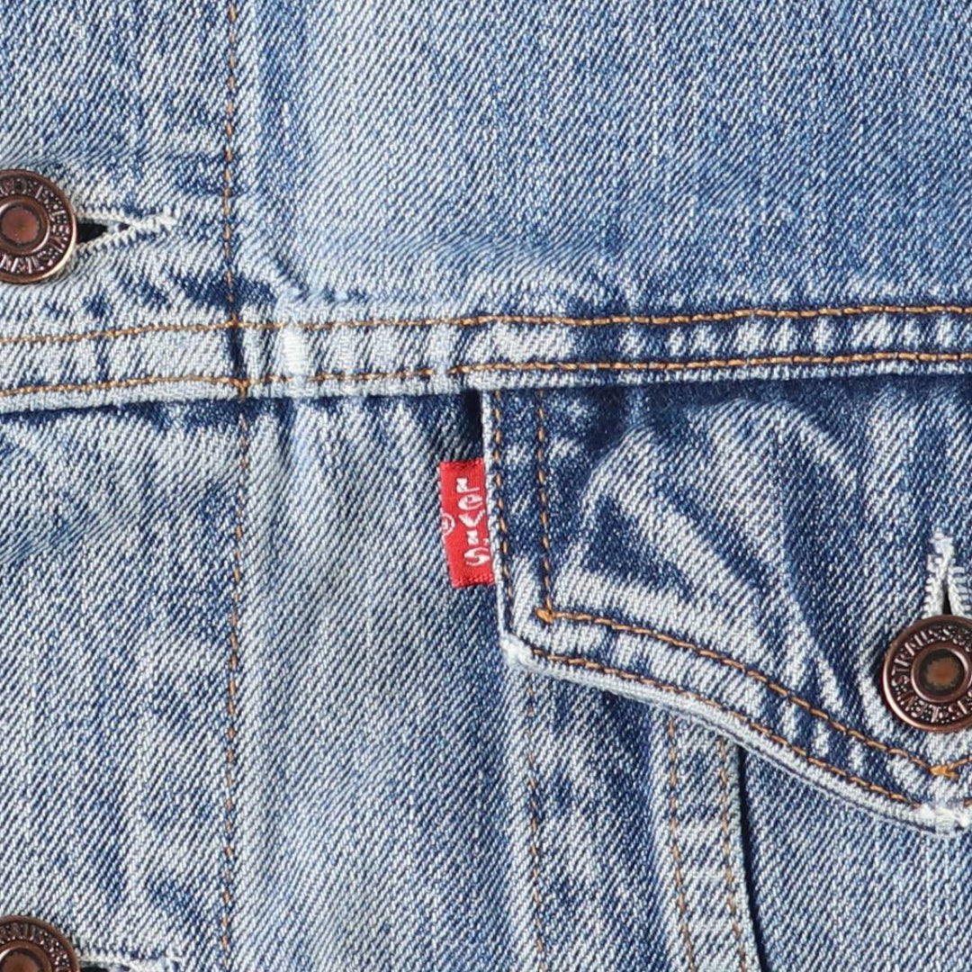 90'S Levi's 70503-0414 Denim Jacket, Men's XXL, Vintage cotton blue type Vintage Second Hand