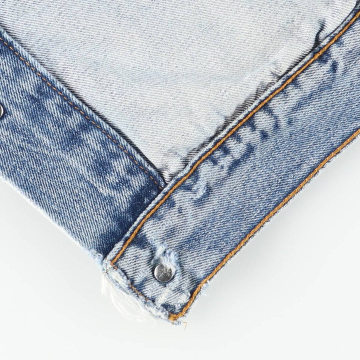 90'S Levi's 70503-0414 Denim Jacket, Men's XXL, Vintage cotton blue type Vintage Second Hand