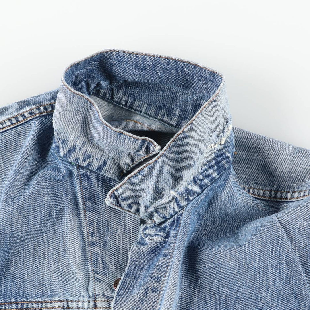 90'S Levi's 70503-0414 Denim Jacket, Men's XXL, Vintage cotton blue type Vintage Second Hand