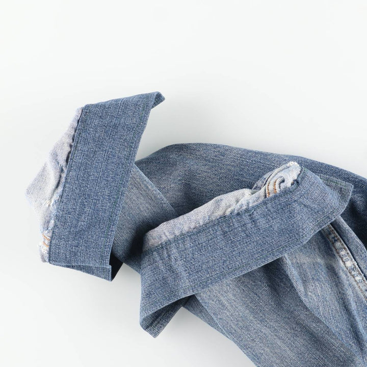 90'S Levi's 70503-0414 Denim Jacket, Men's XXL, Vintage cotton blue type Vintage Second Hand