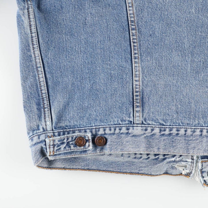 90'S Levi's 70503-0414 Denim Jacket, Men's XXL, Vintage cotton blue type Vintage Second Hand
