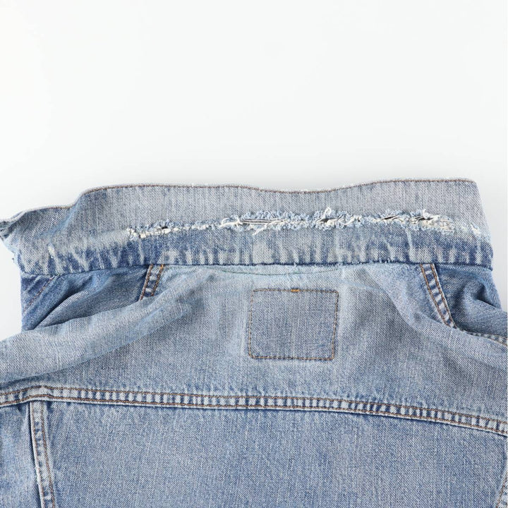 90'S Levi's 70503-0414 Denim Jacket, Men's XXL, Vintage cotton blue type Vintage Second Hand