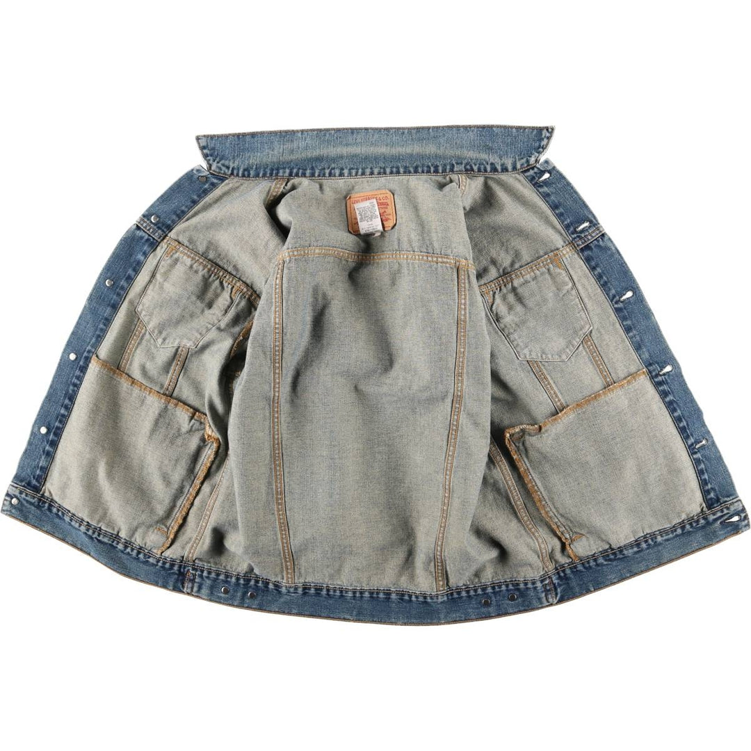 2000'S Levi's 57511 denim jacket, men's size XL cotton blue type Vintage Second Hand