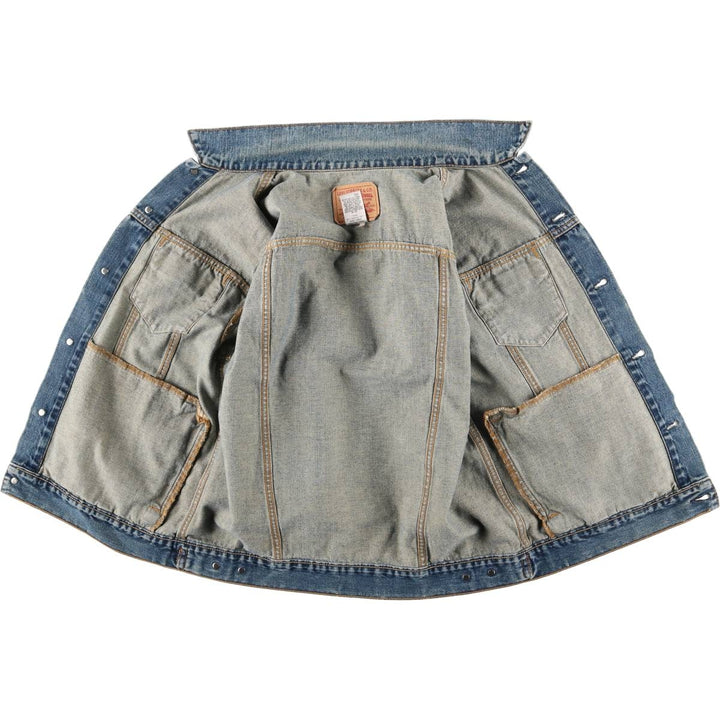 2000'S Levi's 57511 denim jacket, men's size XL cotton blue type Vintage Second Hand