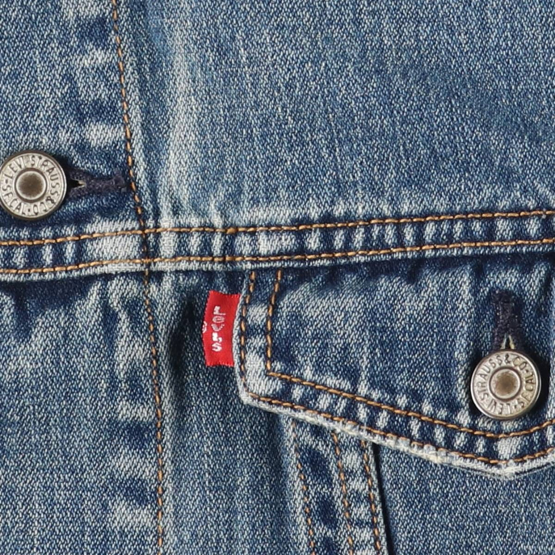 2000'S Levi's 57511 denim jacket, men's size XL cotton blue type Vintage Second Hand