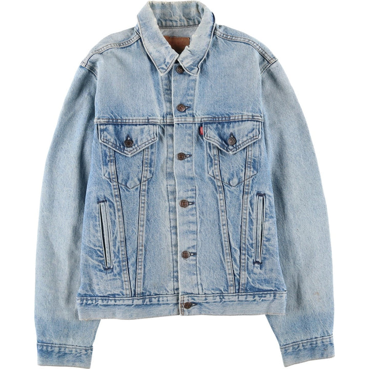 Vintage 1980'S Levi's denim jacket, made in the USA, size M, men's size M cotton blue type Vintage Second Hand
