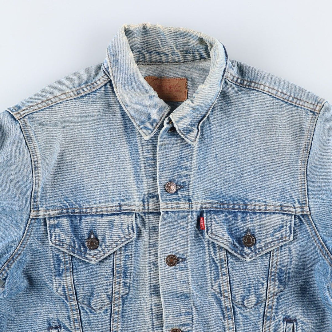 Vintage 1980'S Levi's denim jacket, made in the USA, size M, men's size M cotton blue type Vintage Second Hand