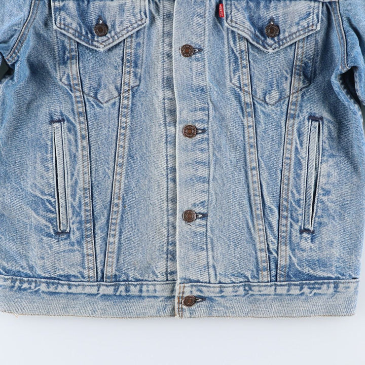 Vintage 1980'S Levi's denim jacket, made in the USA, size M, men's size M cotton blue type Vintage Second Hand
