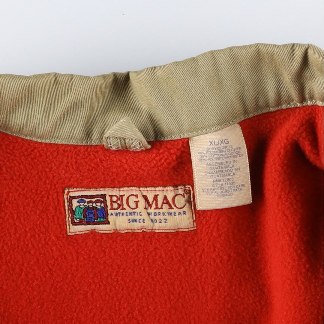 90'S Vintage Big Mac Work Jacket, Men's XL polyester Beige type Vintage Second Hand