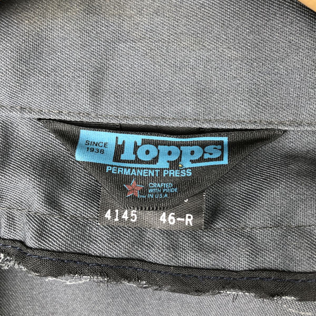 Vintage 80s-90'S Topps Work Jacket, Made in USA, Men's Size XL polyester gray type Vintage Second Hand