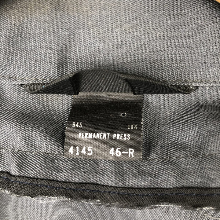 Vintage 80s-90'S Topps Work Jacket, Made in USA, Men's Size XL polyester gray type Vintage Second Hand