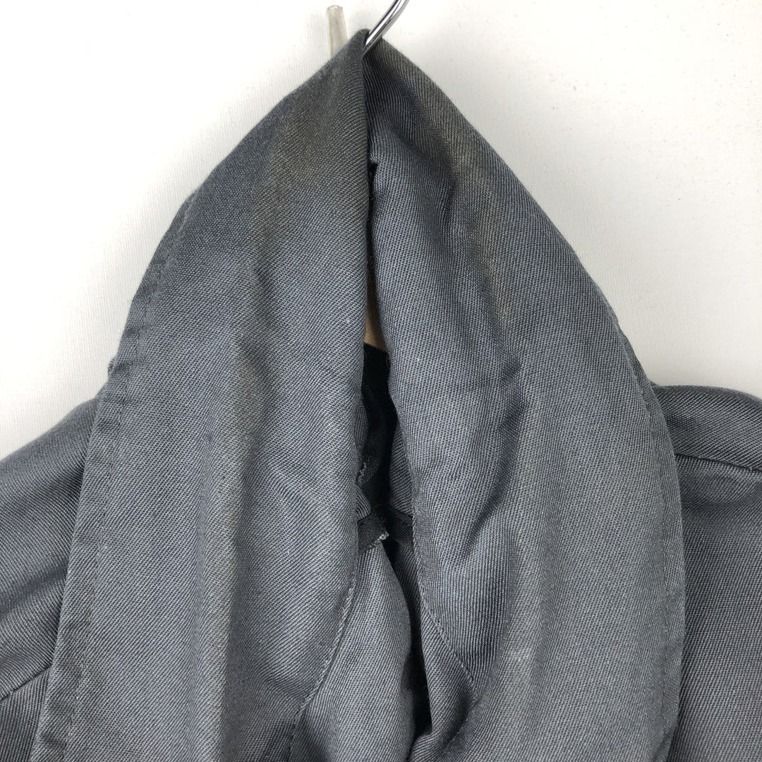 Vintage 80s-90'S Topps Work Jacket, Made in USA, Men's Size XL polyester gray type Vintage Second Hand