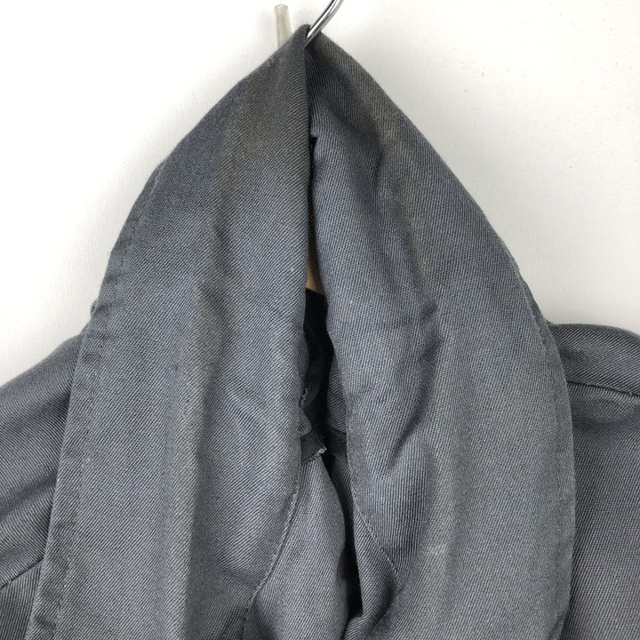 Vintage 80s-90'S Topps Work Jacket, Made in USA, Men's Size XL polyester gray type Vintage Second Hand