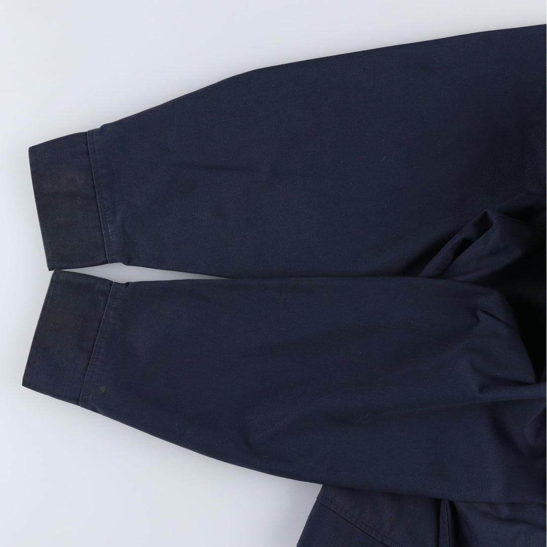 1980'S Riverside Miller Work Jacket, Made in USA, Men's XL equivalent, Vintage polyester navy blue type Vintage Second Hand