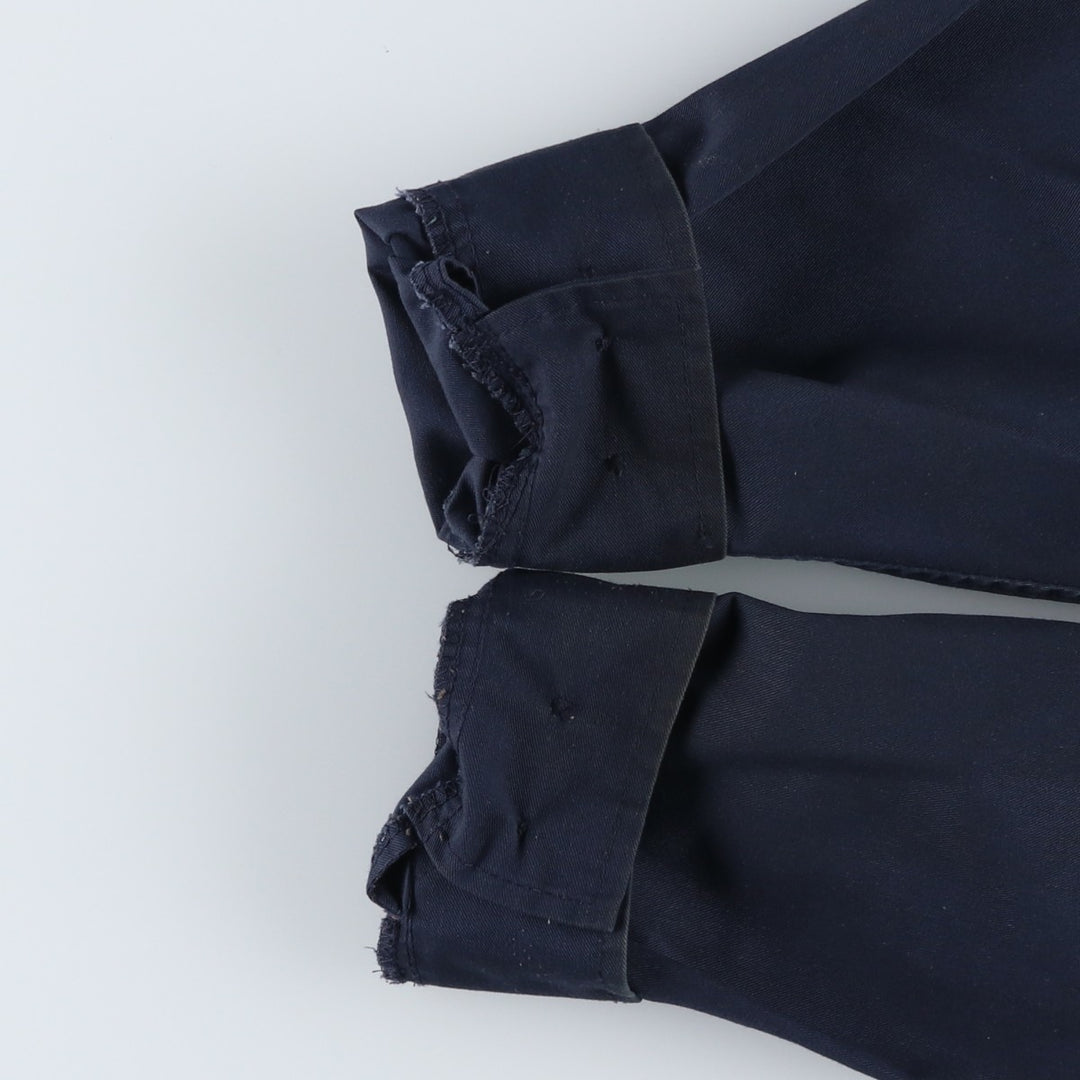 1980'S Riverside Miller Work Jacket, Made in USA, Men's XL equivalent, Vintage polyester navy blue type Vintage Second Hand