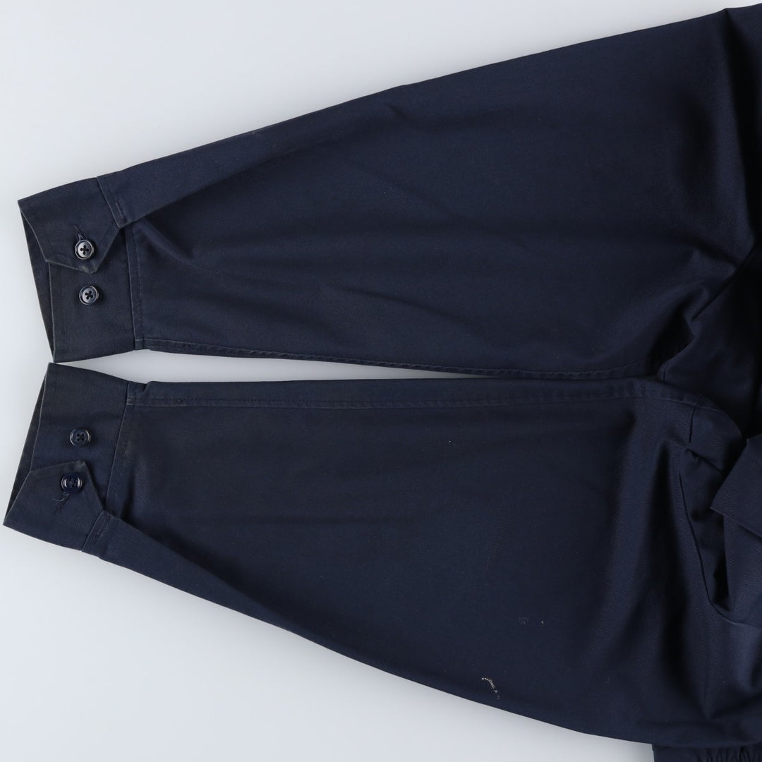 1980'S Riverside Miller Work Jacket, Made in USA, Men's XL equivalent, Vintage polyester navy blue type Vintage Second Hand