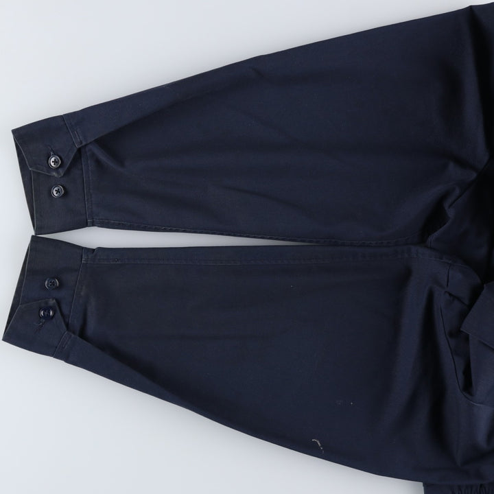 1980'S Riverside Miller Work Jacket, Made in USA, Men's XL equivalent, Vintage polyester navy blue type Vintage Second Hand