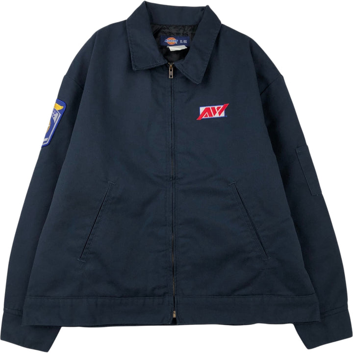 Dickies Eisenhower Jacket, padded work jacket, men's size XL unclear navy blue type Vintage Second Hand