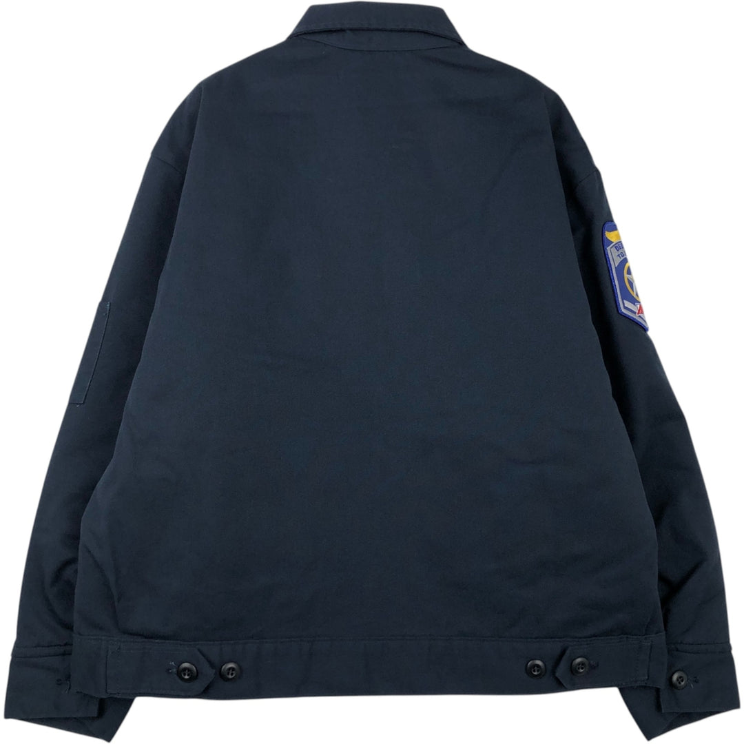 Dickies Eisenhower Jacket, padded work jacket, men's size XL unclear navy blue type Vintage Second Hand