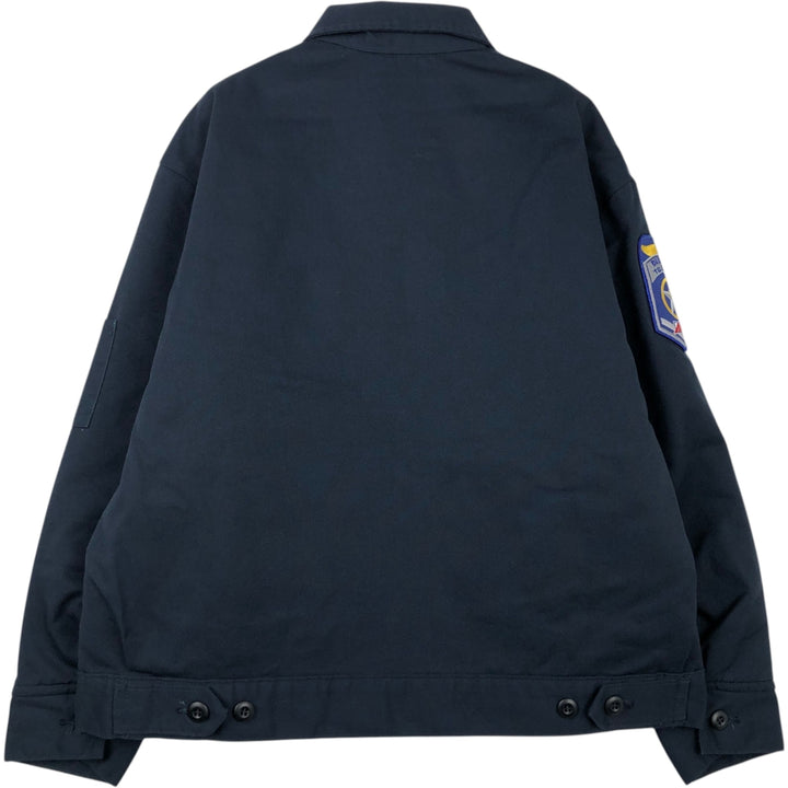 Dickies Eisenhower Jacket, padded work jacket, men's size XL unclear navy blue type Vintage Second Hand