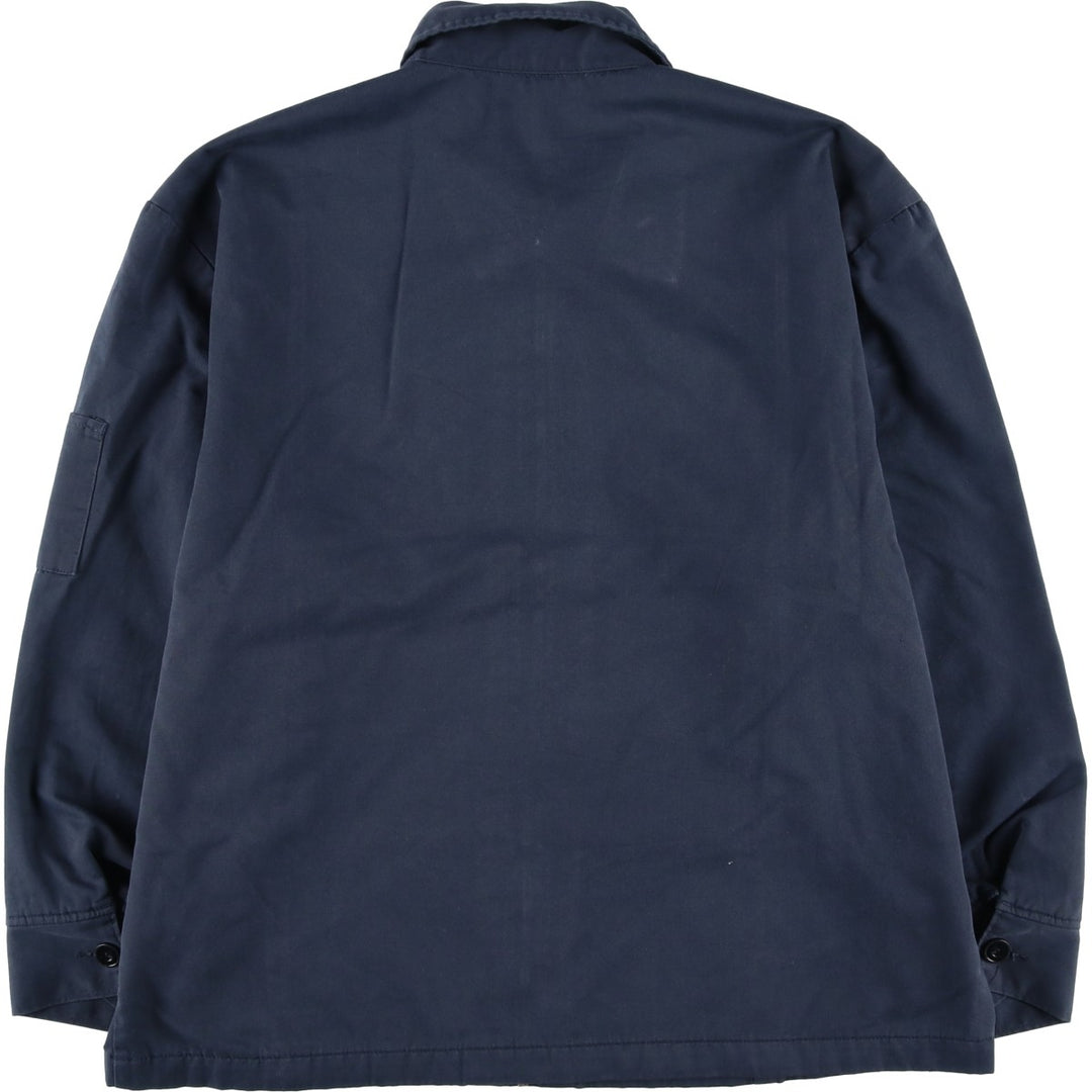 Dickies padded work jacket, men's size L polyester navy blue type Vintage Second Hand