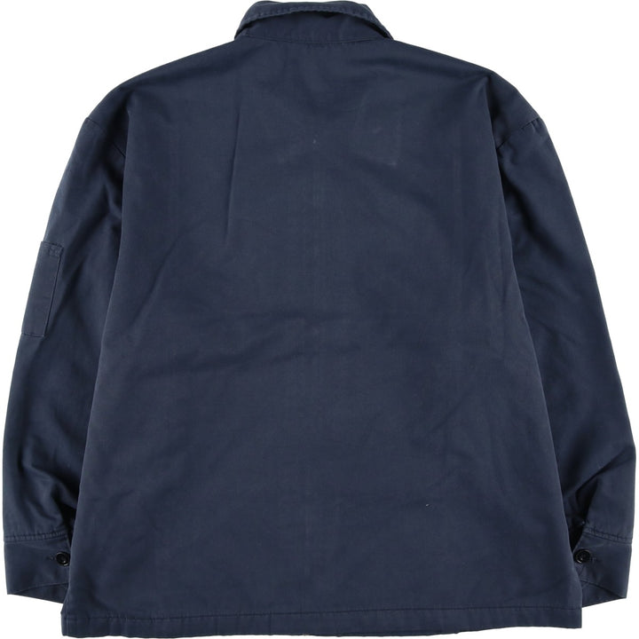 Dickies padded work jacket, men's size L polyester navy blue type Vintage Second Hand