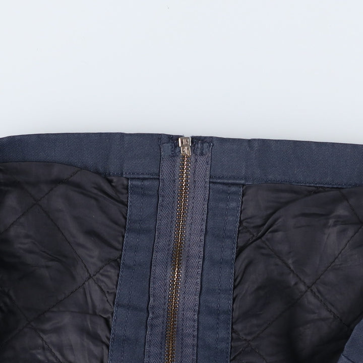 Dickies padded work jacket, men's size L polyester navy blue type Vintage Second Hand