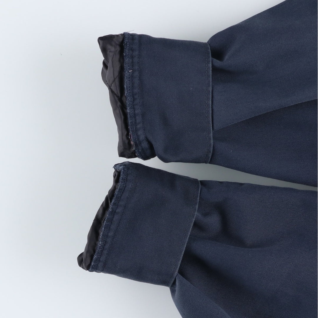 Dickies padded work jacket, men's size L polyester navy blue type Vintage Second Hand