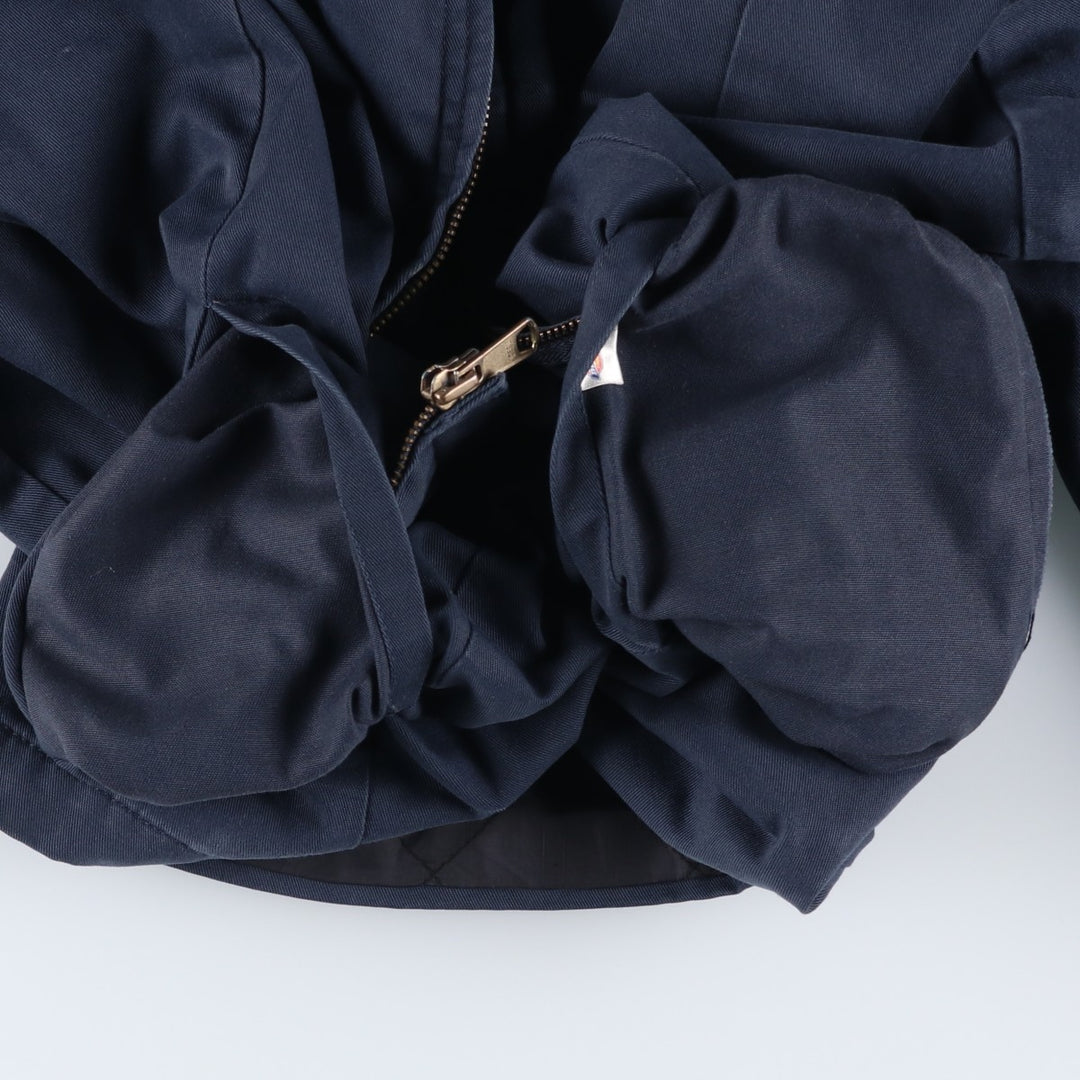 Dickies padded work jacket, men's size L polyester navy blue type Vintage Second Hand