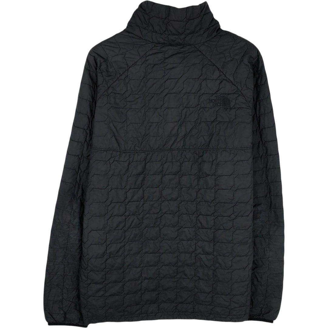 The North Face Thermoball Half-Zip Padded Puffer Jacket, Men's XL polyester black type Vintage Second Hand