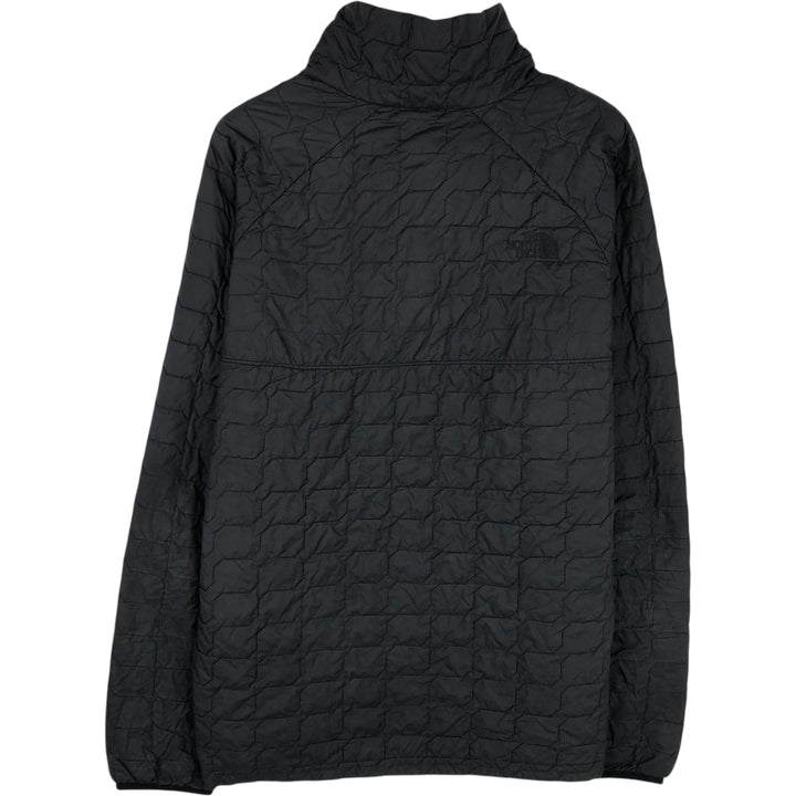 The North Face Thermoball Half-Zip Padded Puffer Jacket, Men's XL polyester black type Vintage Second Hand