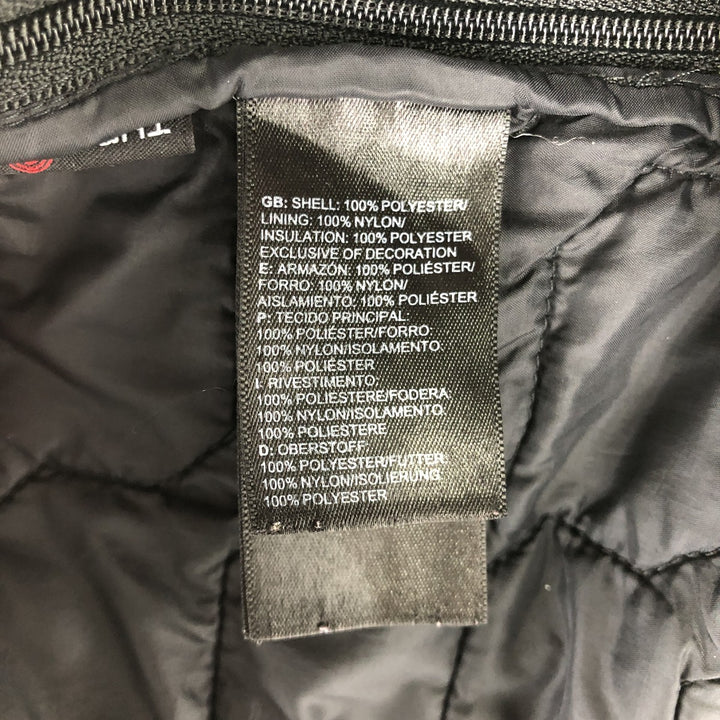 The North Face Thermoball Half-Zip Padded Puffer Jacket, Men's XL polyester black type Vintage Second Hand