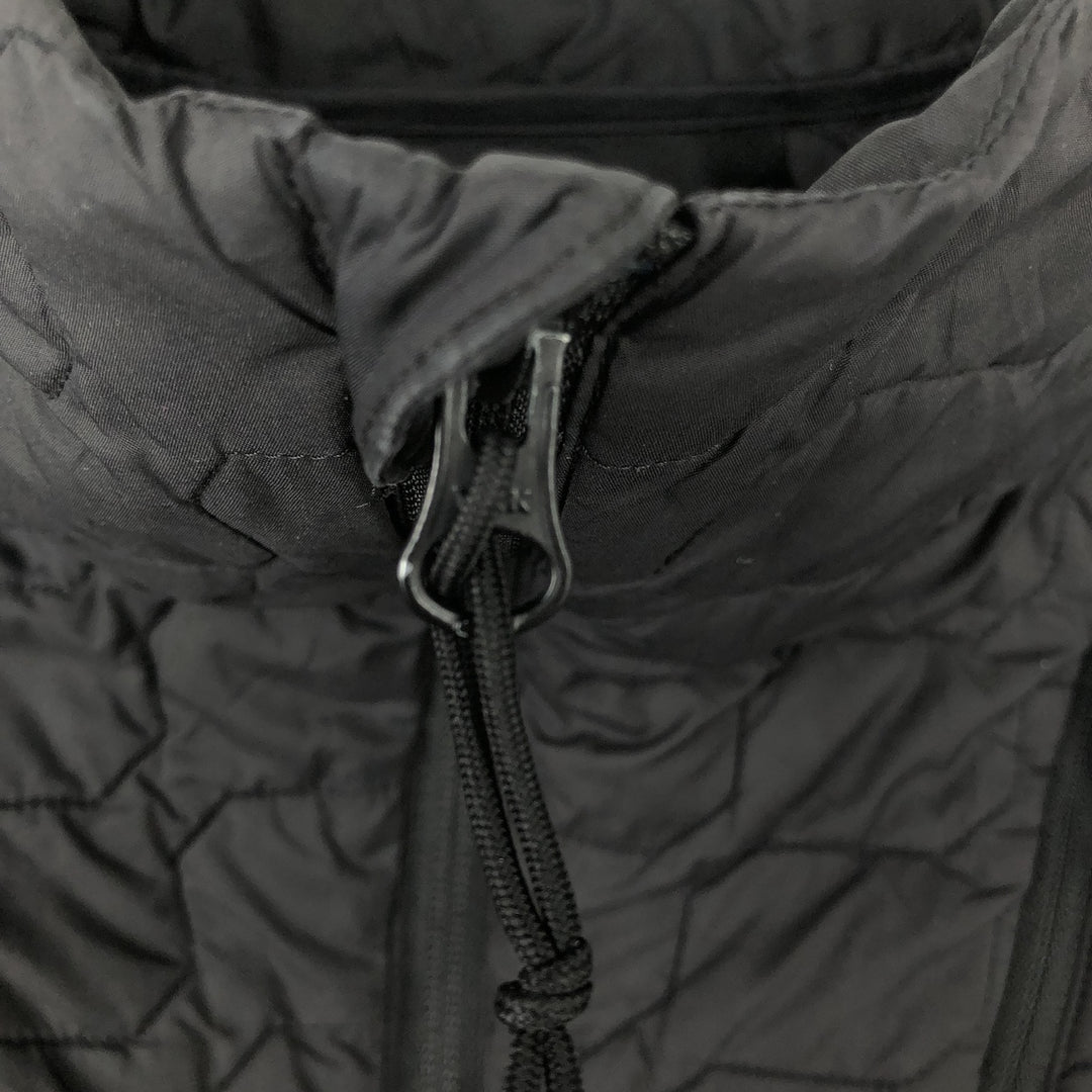 The North Face Thermoball Half-Zip Padded Puffer Jacket, Men's XL polyester black type Vintage Second Hand