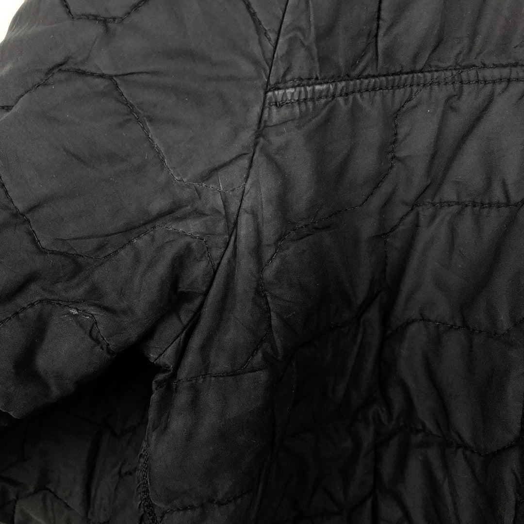 The North Face Thermoball Half-Zip Padded Puffer Jacket, Men's XL polyester black type Vintage Second Hand